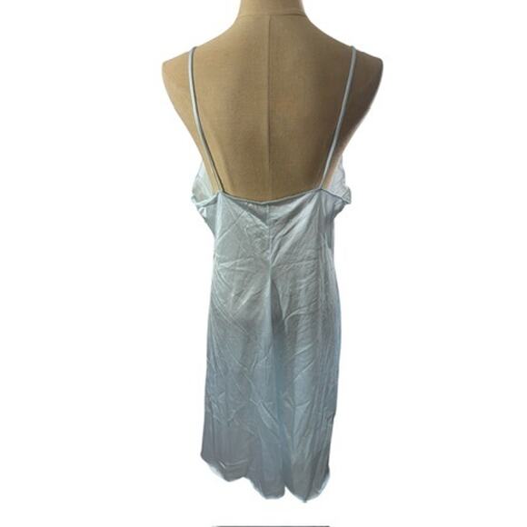 "SEARS" Vintage Blue "The Doesn't Slip" gown Dress Sexy Babydoll Fairy SZ 40 - Picture 3 of 10